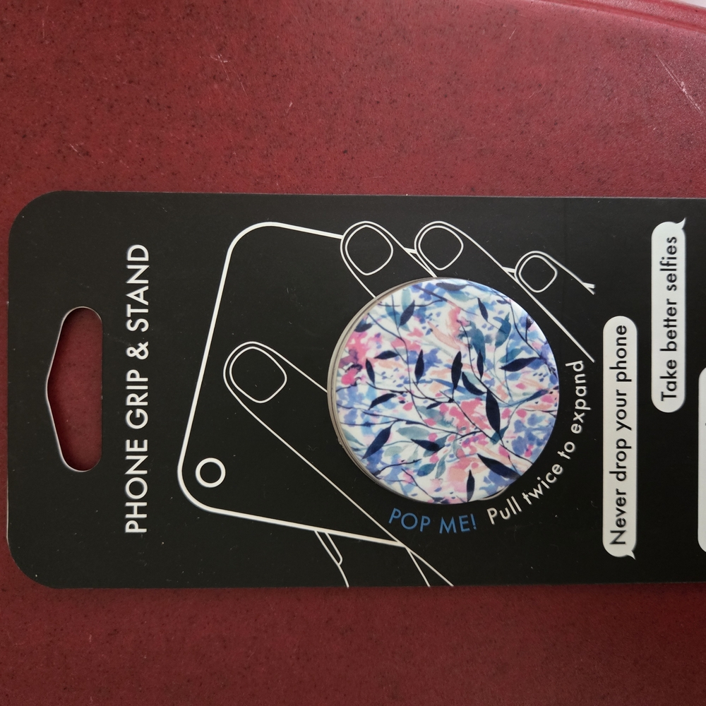 Floral Phone Grip & Stand
